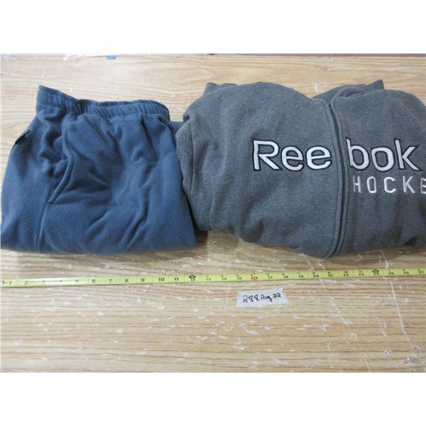 Reebok Hockey XL Zip Up and Mens Mountain Ridge Sweatpants