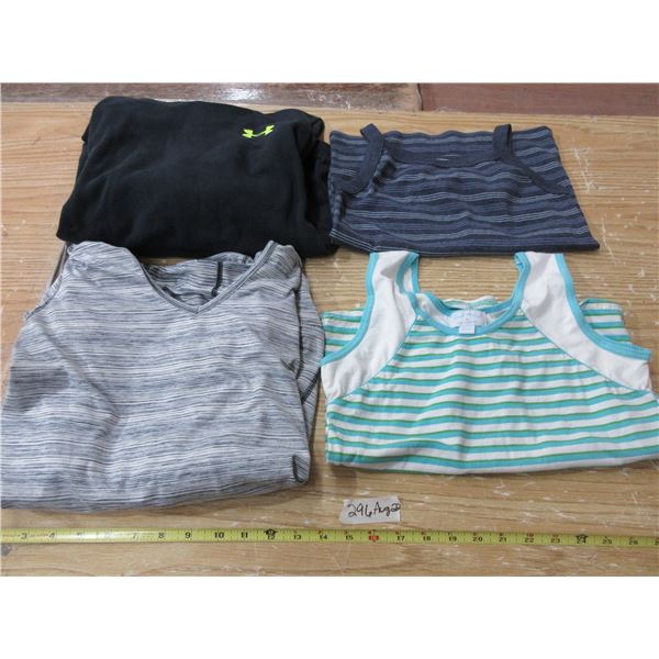 Women Tank Tops Size XS, Womens Hoodie XS, and LG Youth Hoodie