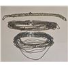 Image 1 : (3) Vintage Multi-Strand Gold Coloured Necklaces