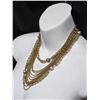 Image 3 : (3) Vintage Multi-Strand Gold Coloured Necklaces