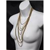 Image 5 : (3) Vintage Multi-Strand Gold Coloured Necklaces