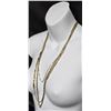 Image 7 : (3) Vintage Multi-Strand Gold Coloured Necklaces