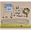 Image 1 : Faux Pearl & Gold-Tone Costume Jewelry Lot