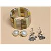 Image 3 : Faux Pearl & Gold-Tone Costume Jewelry Lot