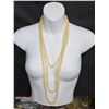 Image 6 : Faux Pearl & Gold-Tone Costume Jewelry Lot