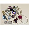 Image 2 : Stained Glass Owl Jewelry Box Filled with Assorted Costume Jewelry