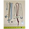 Image 1 : Assorted Silver & Gold-Tone Necklaces, Cross Pendant & Bolo Tie