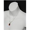 Image 4 : Vintage Silver-Tone & Red Rhinestone Jewelry Set