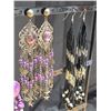 Image 5 : (4) Pair Large Dangle Earrings