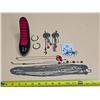 Image 1 : Costume Jewelry Lot w/ Miniature Shoe Ring Holder