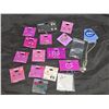 Image 2 : Asst. Children’s Jewelry Lot in Plastic Box – NOS Earrings, etc.