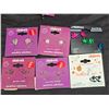 Image 3 : Asst. Children’s Jewelry Lot in Plastic Box – NOS Earrings, etc.