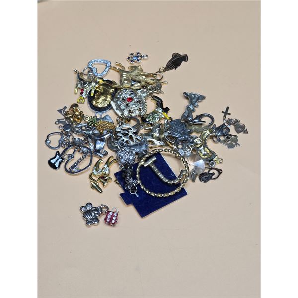 Lot of Assorted Pendants/Charms inc. Minnie Mouse, Western Theme, Snoopy, etc.
