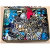 Image 3 : Lot of Misc. Jewelry Parts & Pieces (inc. Jar of Single Earrings, Earring Backs, Broken Pieces, Bead