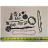 Image 1 : Misc. Vintage Costume Jewelry Lot inc. Butterfly Hair Pin