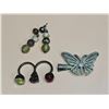 Image 3 : Misc. Vintage Costume Jewelry Lot inc. Butterfly Hair Pin