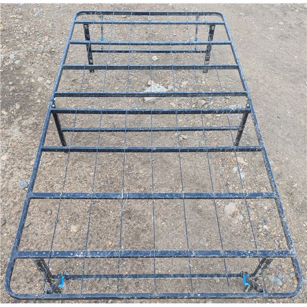 Folding metal bed frame, Twin