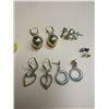 Image 2 : Lot of 5 Pairs of earrrings-can be gold, but cannot verify the authenticity