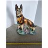 Image 1 : Large chalkware dog lamp- untested