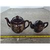 Image 1 : 2 pottery teapots