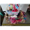Image 1 : Tub full of children's toys- barbie dolls