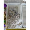Image 5 : Containers full of christmas ornaments