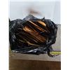 Image 1 : Bag full of wooden coat hangers