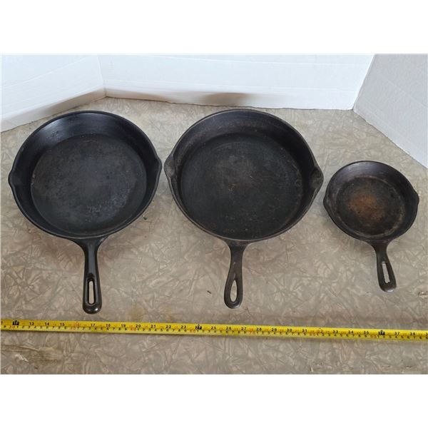 Cast iron pans