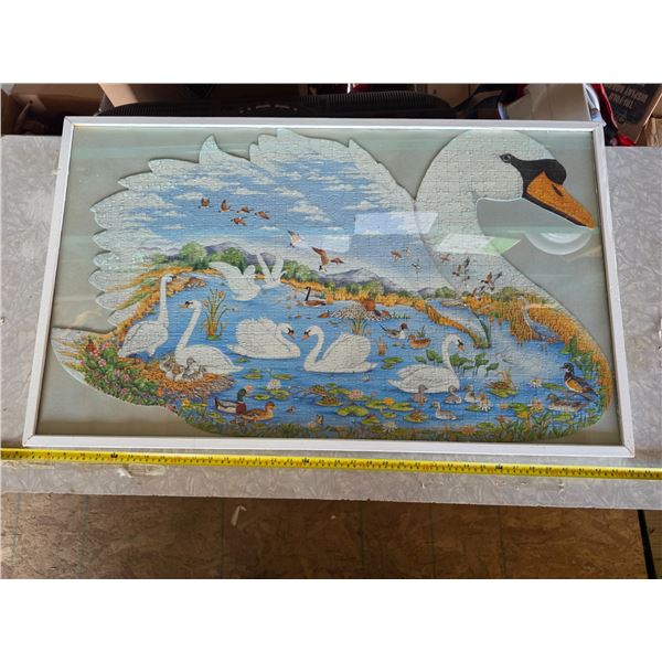 Framed puzzle- 22" by 38"