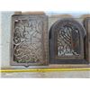 Image 2 : 4 cast iron vent covers- sizes vary