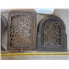 Image 3 : 4 cast iron vent covers- sizes vary