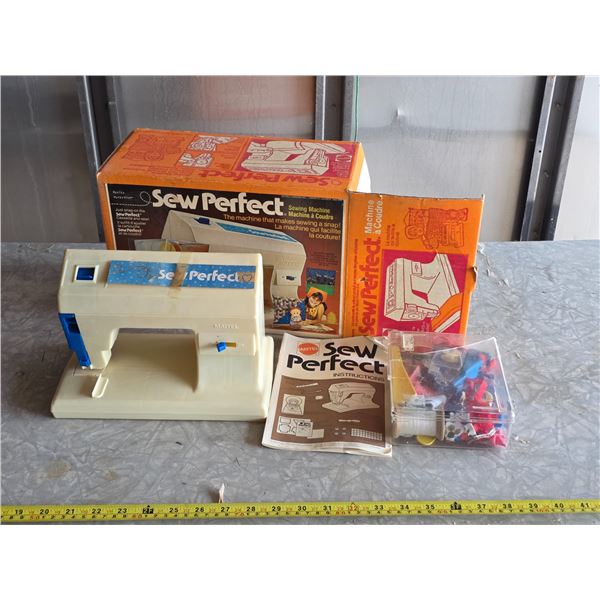 Vintage mattel sew perfect machine