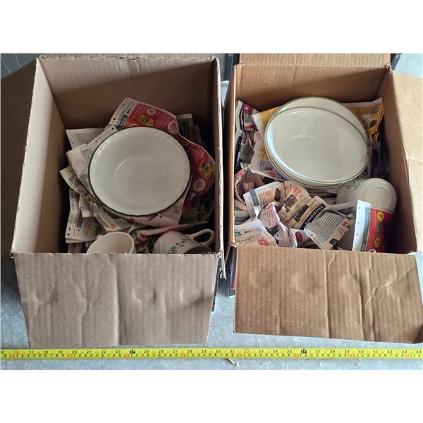 Lot of dishes and cups