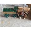 Image 2 : Vintage diecast horse and wagon coin bank