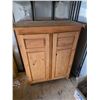 Image 1 : Wooden storage cabinet- 43" by 20"by 55"H