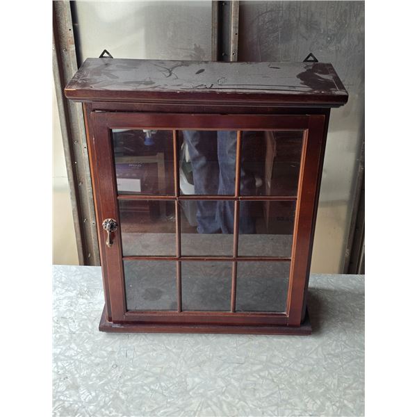 Small display cabinet- 19" by 8" by 23"H