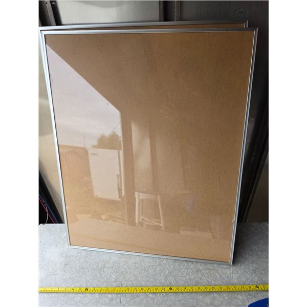 2 blank picture frames with glass- 26.5" by 32.5"