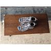 Image 2 : Small wood storage bench and shoes- 30" by 14" by 19"H