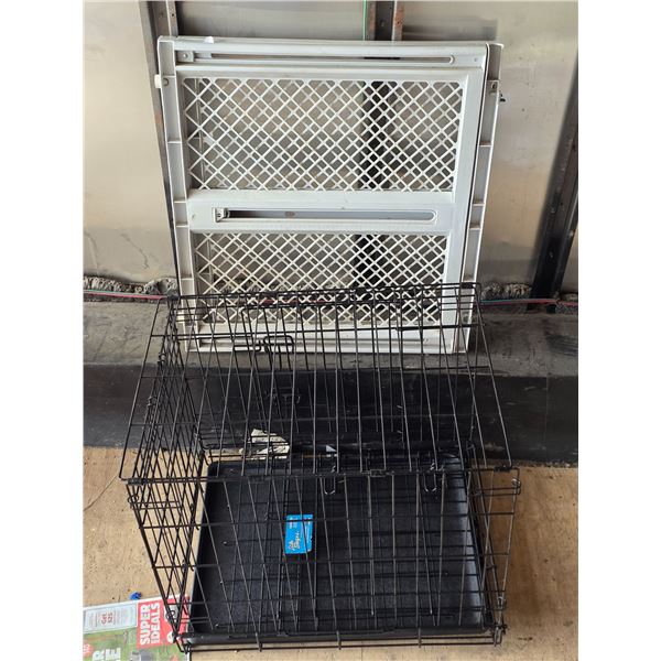 Pet gate and kennel- 21"H