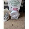 Image 5 : Lot of misc items- heater, fan