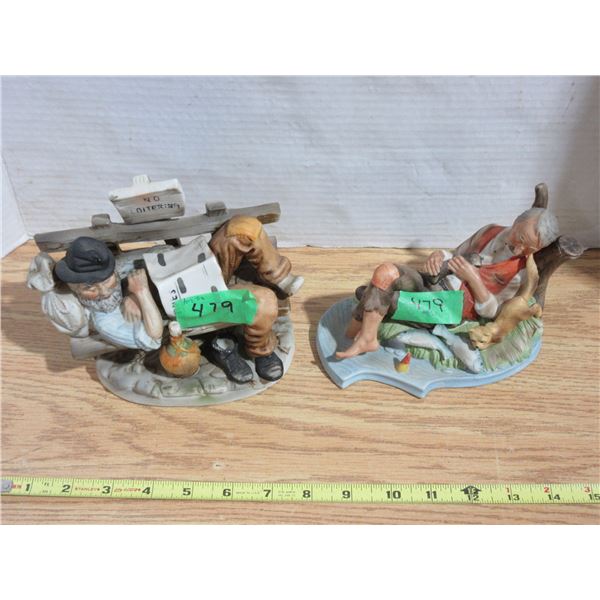 (2) Old MGN Figures 6'' Long