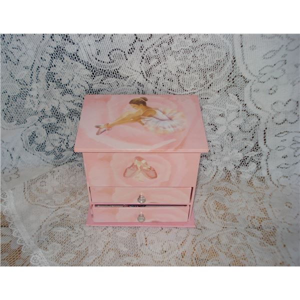 Musical Ballerina Jewelry Box With Jewelry Music Works Well  Ballerina Won