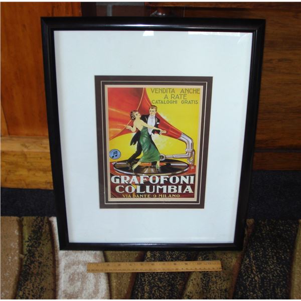 Grafofoni Columbia Print