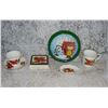 Image 1 : Christmas China  Working Peanuts Clock Etc