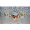 Image 1 : FireKing Mugs  Tulip And Feathered Flower