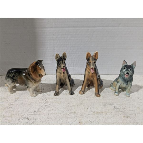 Porcelain/Ceramic Ornaments, dogs, sheppherds