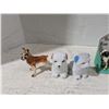 Image 3 : Porcelain/Ceramic Ornaments, dogs, miniature