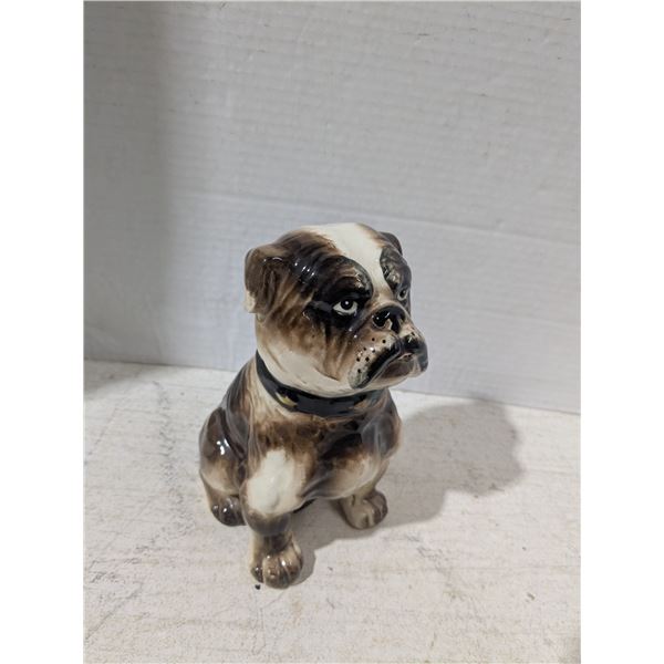 Porcelain/Ceramic coinbank, bulldog