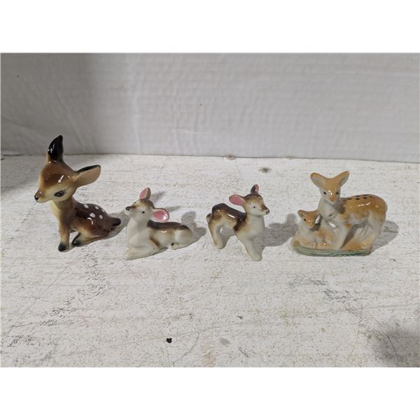 Porcelain/Ceramic Ornaments, small deer
