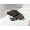 Image 3 : 2 Carved wood turtles